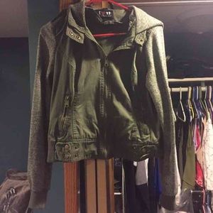 Olive Green Jean Jacket