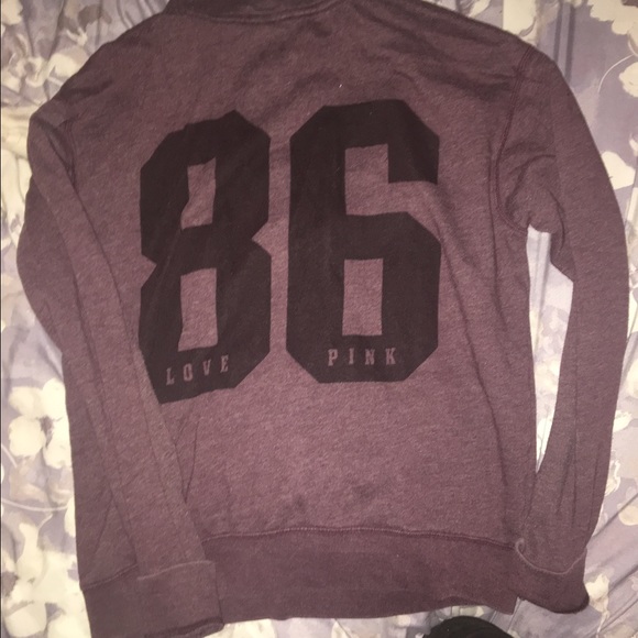 Maroon 1/4 quarter zip sweatshirt