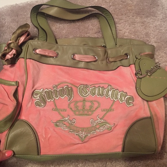 Juicy Couture Handbags - Juicy couture 100% Authentic Velour Tote Juicy Couture Handbags - Juicy couture 100% Authentic Velour Tote