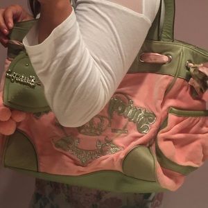 Juicy Couture Bags - Juicy couture 100% Authentic Velour Tote Juicy Couture Bags - Juicy couture 100% Authentic Velour Tote