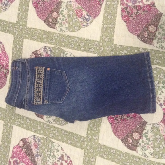Dark blue jean shorts - Picture 1 of 3
