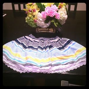 Girls stripped skirt