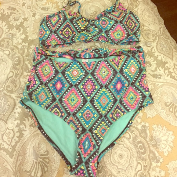 High waisted F21+ bikini