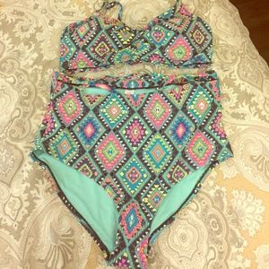 High waisted F21+ bikini