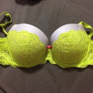 Victoria secret dream Angels lime green bra