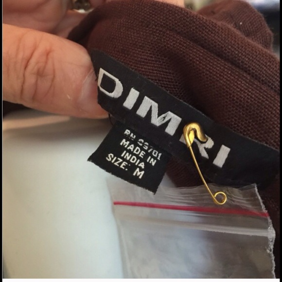 🌷SALE🌷NWT Brown wrap collared top - Picture 2 of 2