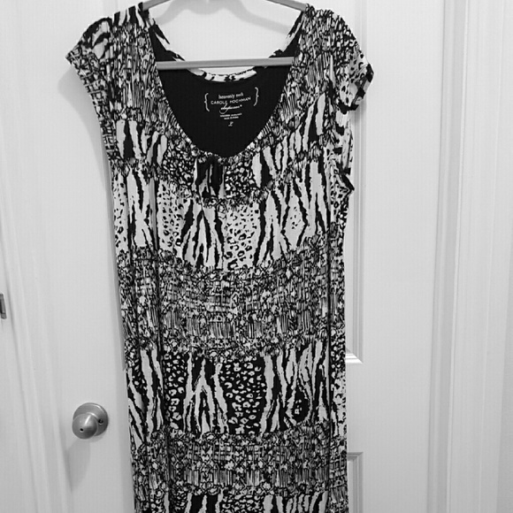Carole Hochman Ikat maxi lounge dress