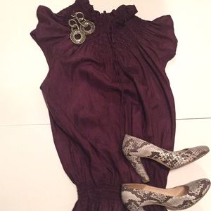 Purple Topshop Blouse
