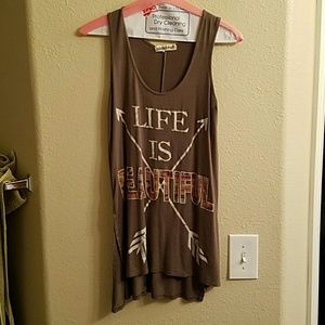 Cute High-Low Tank