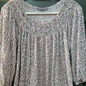 Daisy Fuentes Multi Colored Confetti Top Size L