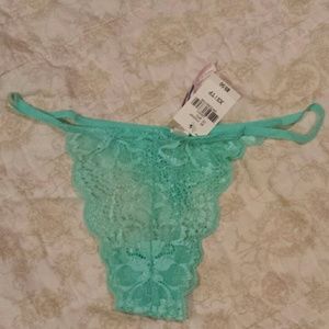 NWT lacy thong