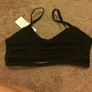 Caged back bralette