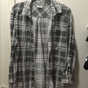 soft Joie olive green flannel button down