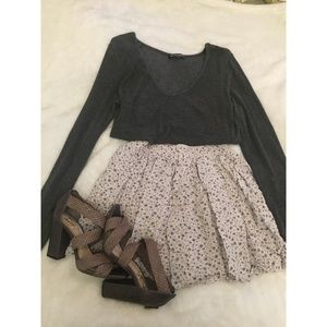 Brandy Melville Heather Skirt in Pink Floral!