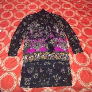 Bebe Print Mini Dress