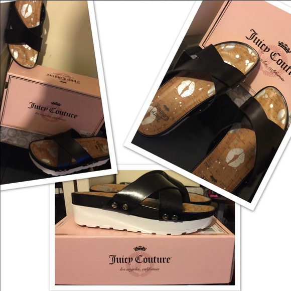 Juicy Couture Black Sandals 📍Final Price📍