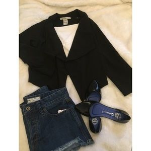 American Rag Black Drape Blazer
