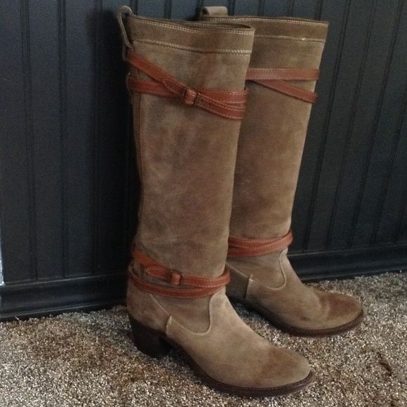 Frye Jane Strappy Boots