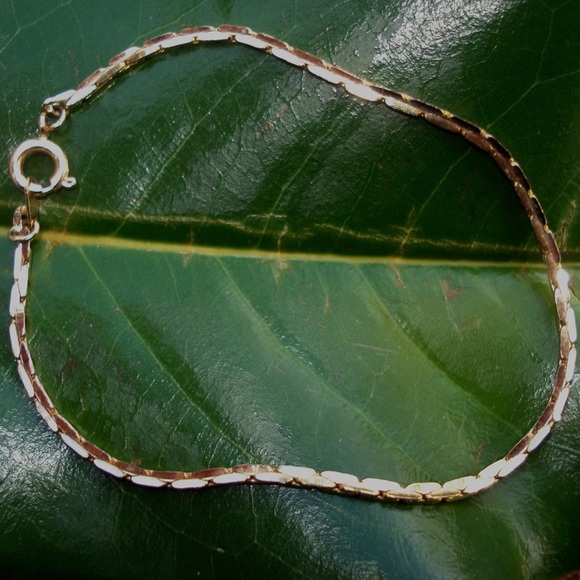 Gold plated bracelet