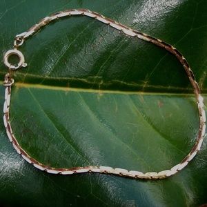 Gold plated bracelet