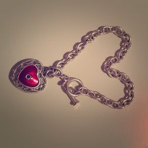 Red Heart Charm Bracelet