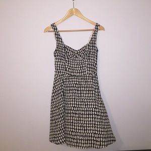 Black and white dress once worn