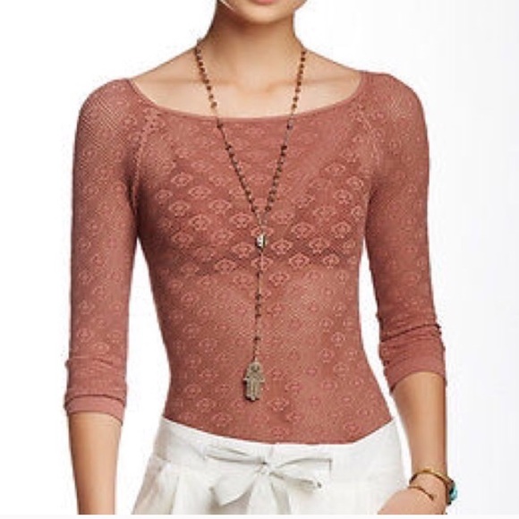 Free People lace top NWT