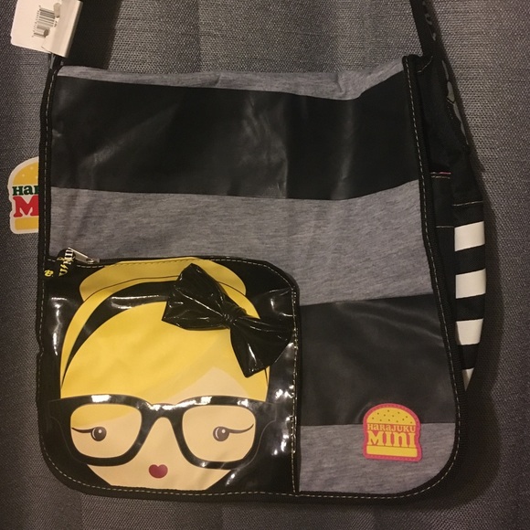 Harajuku Lovers Mini Nerds Rule Messenger Bag