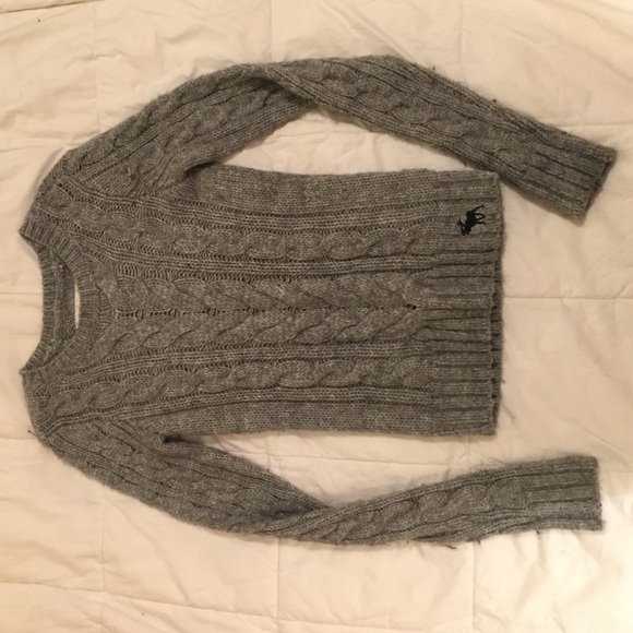 Gray Abercrombie Knit Sweater (KIDS)