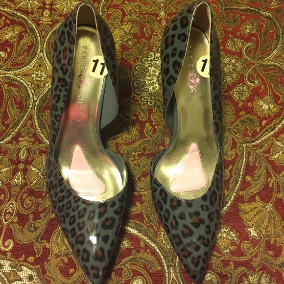 Paris Hilton Cheetah Print Heels