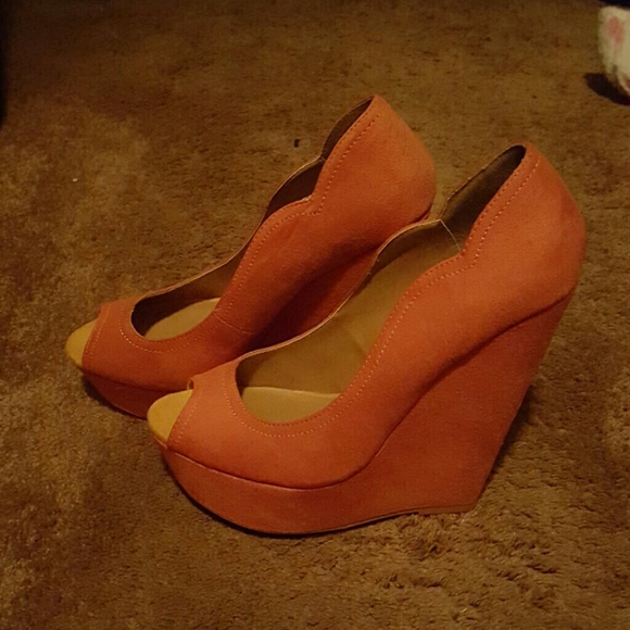 Burnt Orange wedges