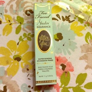 New in box TooFaced shadow insurance Glitter Glue