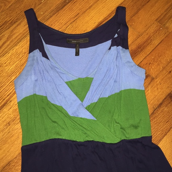 BCBG MaxAzria Striped Jersey Maxi Dress - Picture 3 of 4