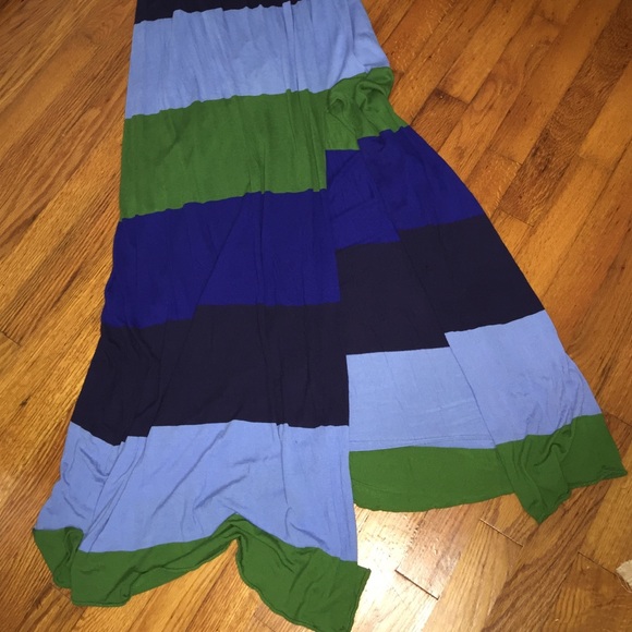 BCBG MaxAzria Striped Jersey Maxi Dress - Picture 4 of 4