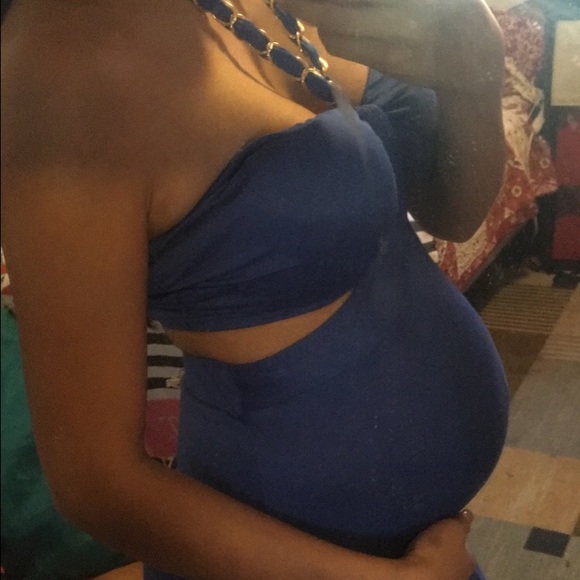 Royal blue dress