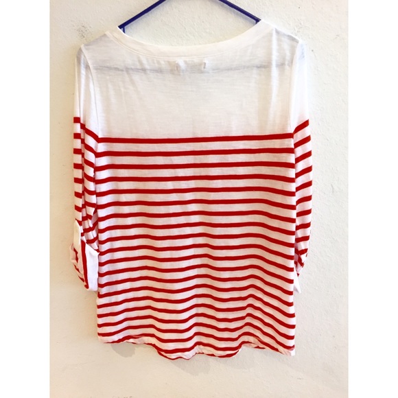 🎉HP🎉Banana Republic Striped Boater Tee - Picture 3 of 4