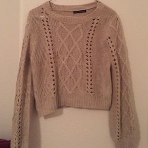 Cropped knitted Brandy❤️Melville sweater