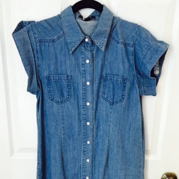 Jean mini dress