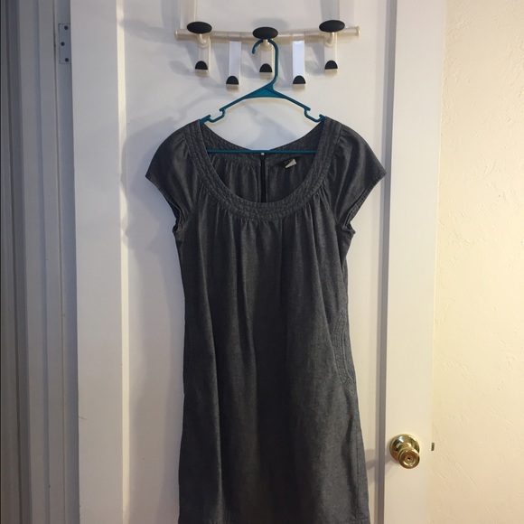 JCREW CHAMBRAY SHIFT WITH POCKETS SIZE 6