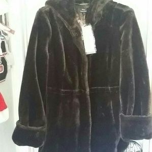 Dennis by Dennis Basso faux fur coat