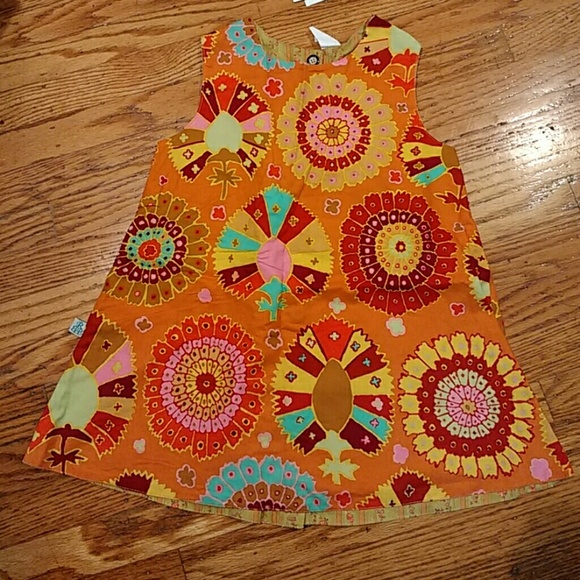 New 6x dress Right Bank Baby reversible patterns