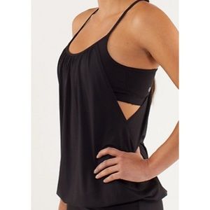 Lululemon black No Limits tank