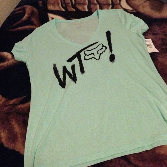Fox womens v neck tee