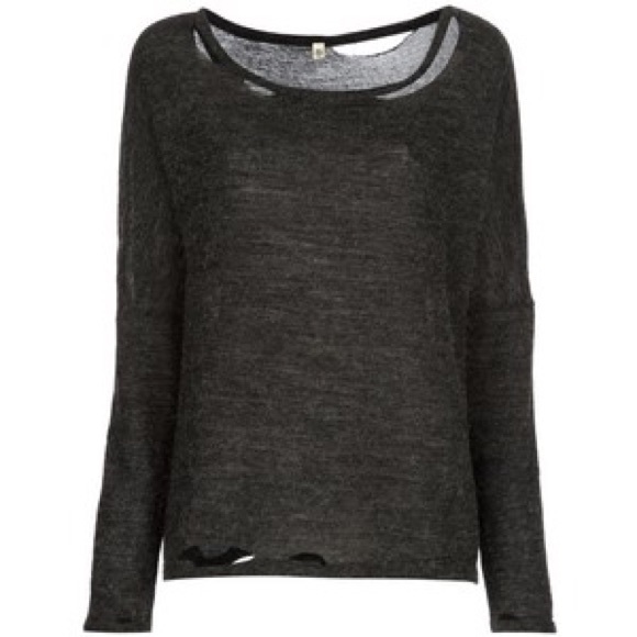 R13 distressed wool alpaca sweater