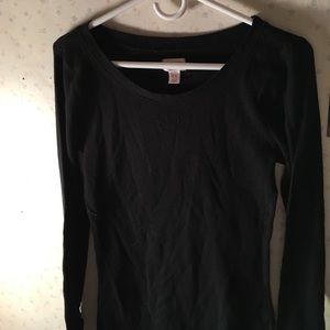 long black sleeve top