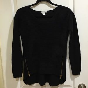 bar III side zip sweater