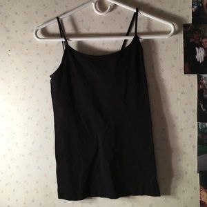 Black spaghetti strap top