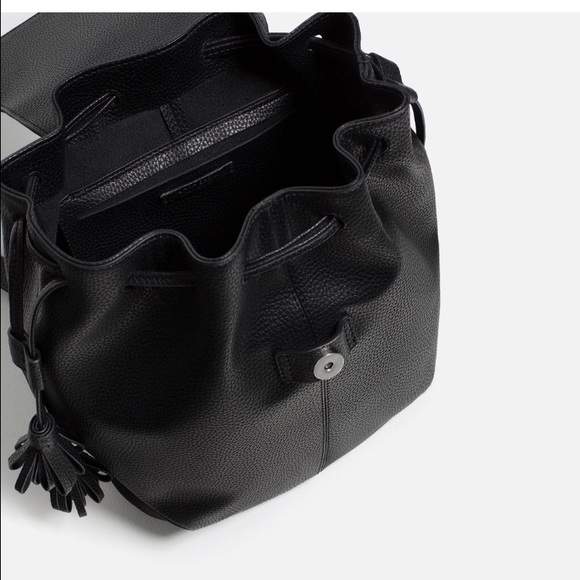 🎉HP🎉❗️Last one❗️Zara black backpack - Picture 3 of 4
