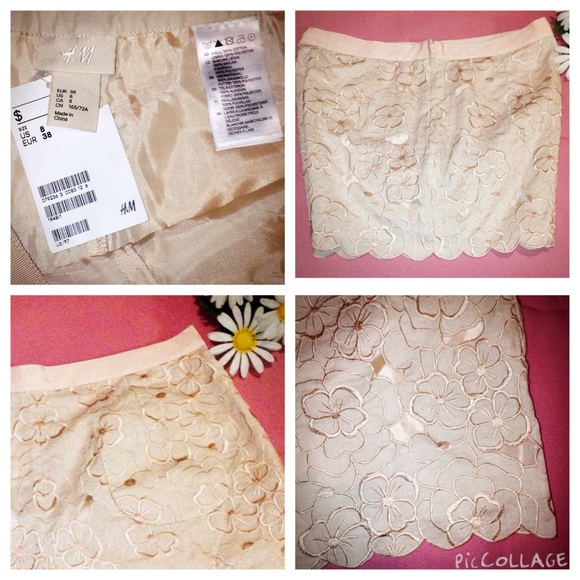H&M Floral Laced Shorts [NWT] - Picture 4 of 4