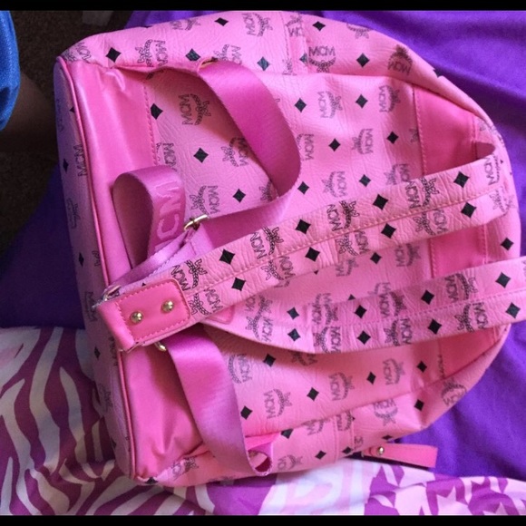 Authentic pink MCM backpack